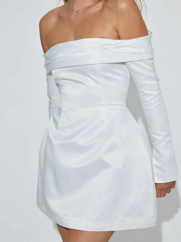 White Sheath Midi Dress
