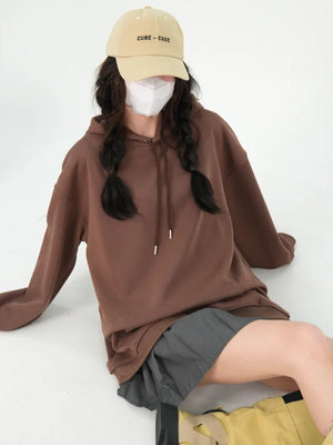 Y2K brown hoodie