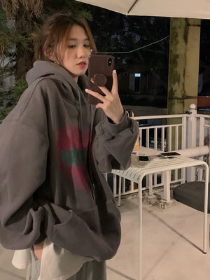 Y2K gray New hoodie