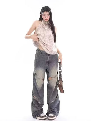 Y2K Spliced Chic jeans