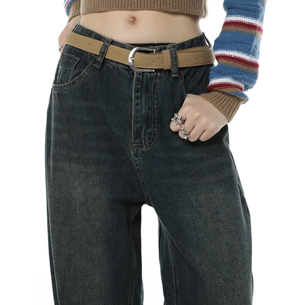 Y2k Stripe Denim Jeans